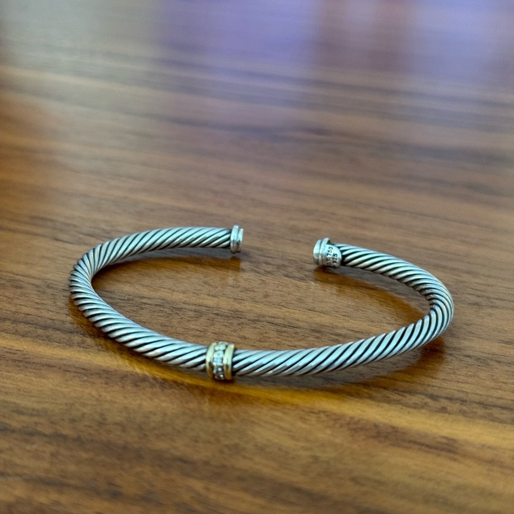 David Yurman Silver Cable Bracelet